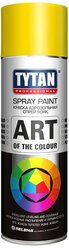 Аэрозольная краска Tytan Professional Art of the color, глянцевая, 400 мл, RAL 1018, желтая
