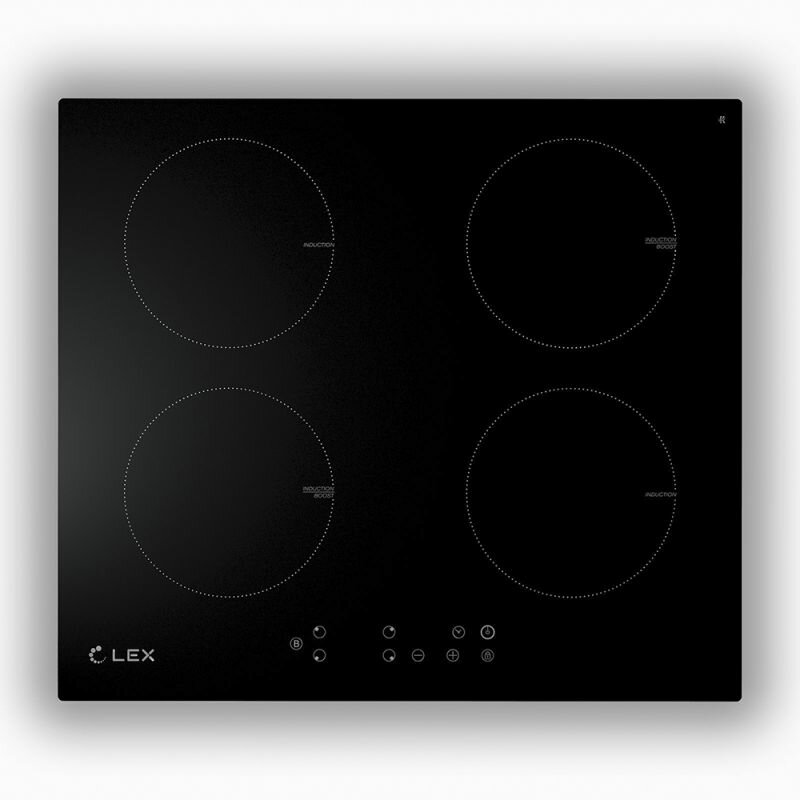 Индукционная варочная поверхность Lex EVI 640-1 черный - фотография № 1