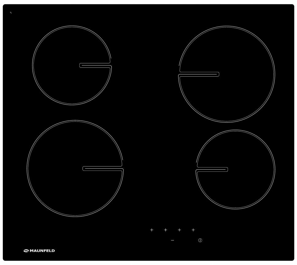 Встраиваемая электрическая варочная панель MAUNFELD MVSE 59.4HL-BK