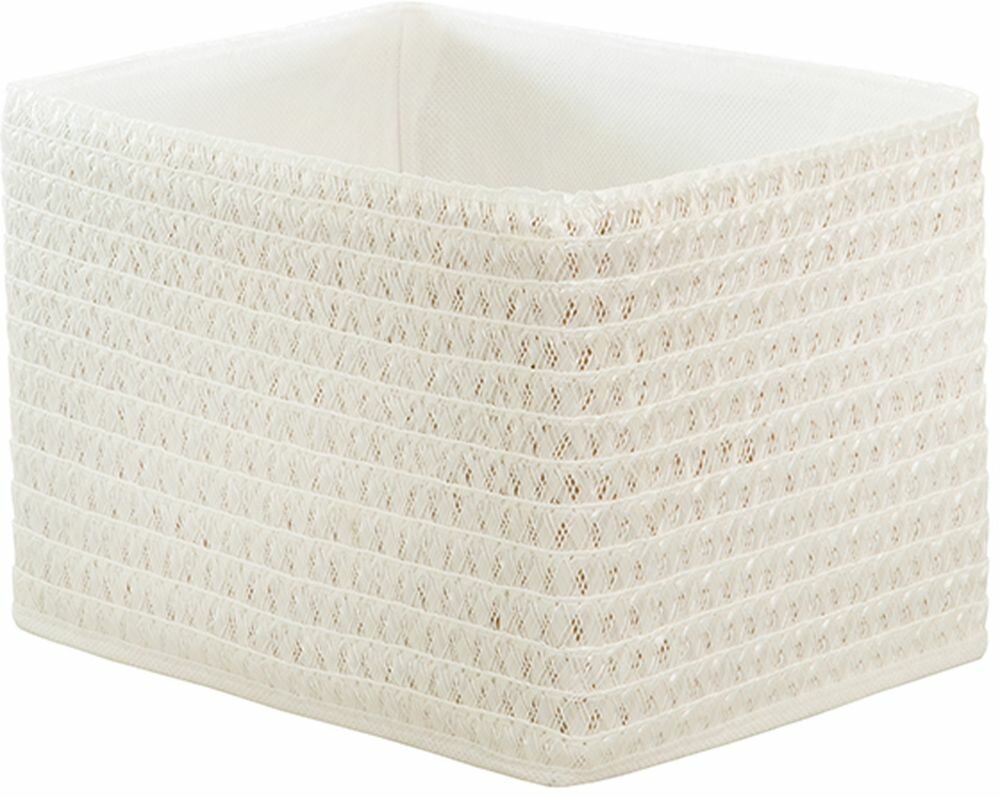 Короб для хранения "Handy Home" складной без крышки цвет: белый 21 х 15 х 15 см