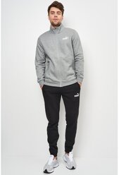 Спортивный костюм PUMA Clean Sweat Suit FL 58584103 мужской, цвет серый, размер S