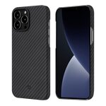 Чехол PITAKA MagEZ Case 2 для iPhone 13 Pro чёрный карбон - Twill (KI1301P) - изображение