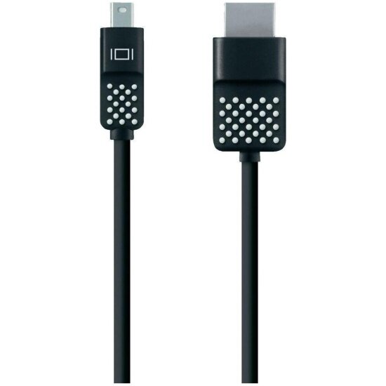 Кабель BELKIN HDMI/DisplayPort-Mini 3,66м 4K, черный, F2CD080bt12