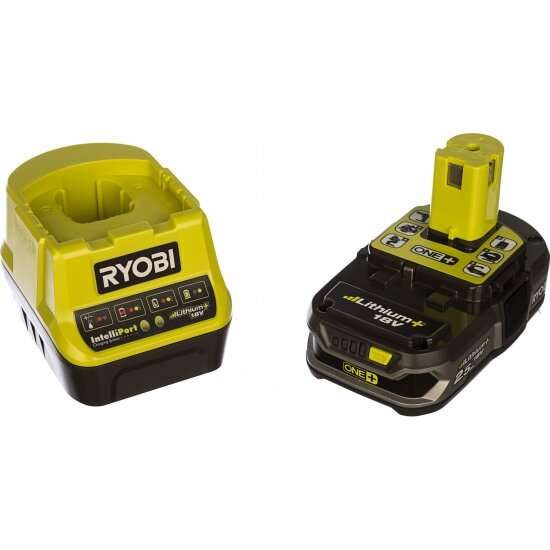 Набор: аккумулятор и зарядное устройство RYOBI ONE+ RC18120-125 5133003359 (18 В, 2.5 А*ч, Li-Ion) RC18120