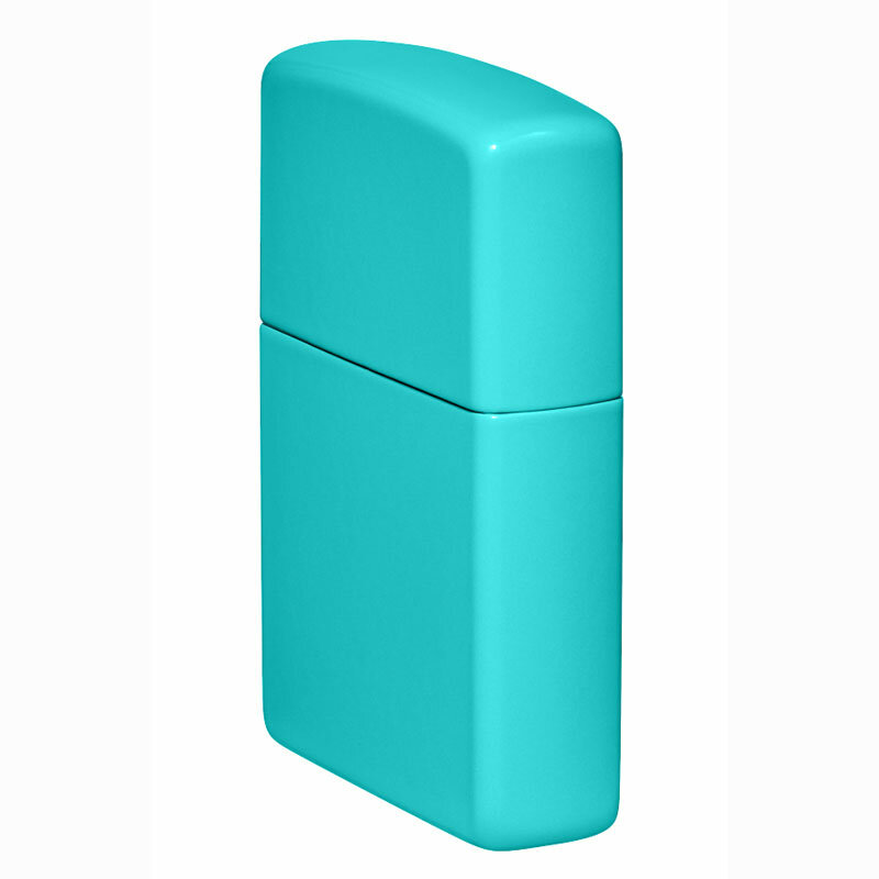 Зажигалка Zippo Classic Logo Flat Turquoise 49454ZL - фотография № 7