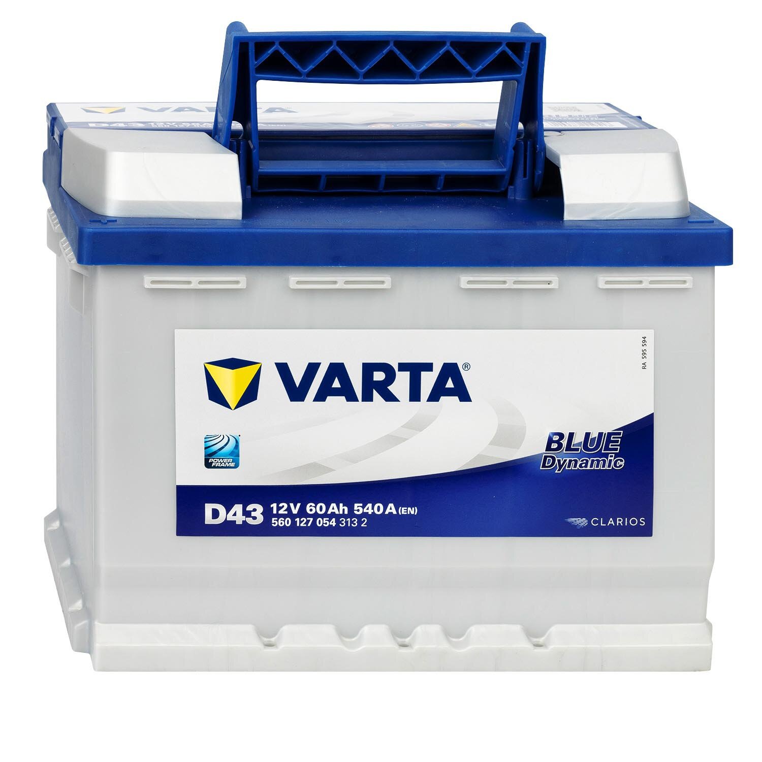 Автомобильный аккумулятор VARTA Blue Dynamic D43 (560 127 054) 242х175х190