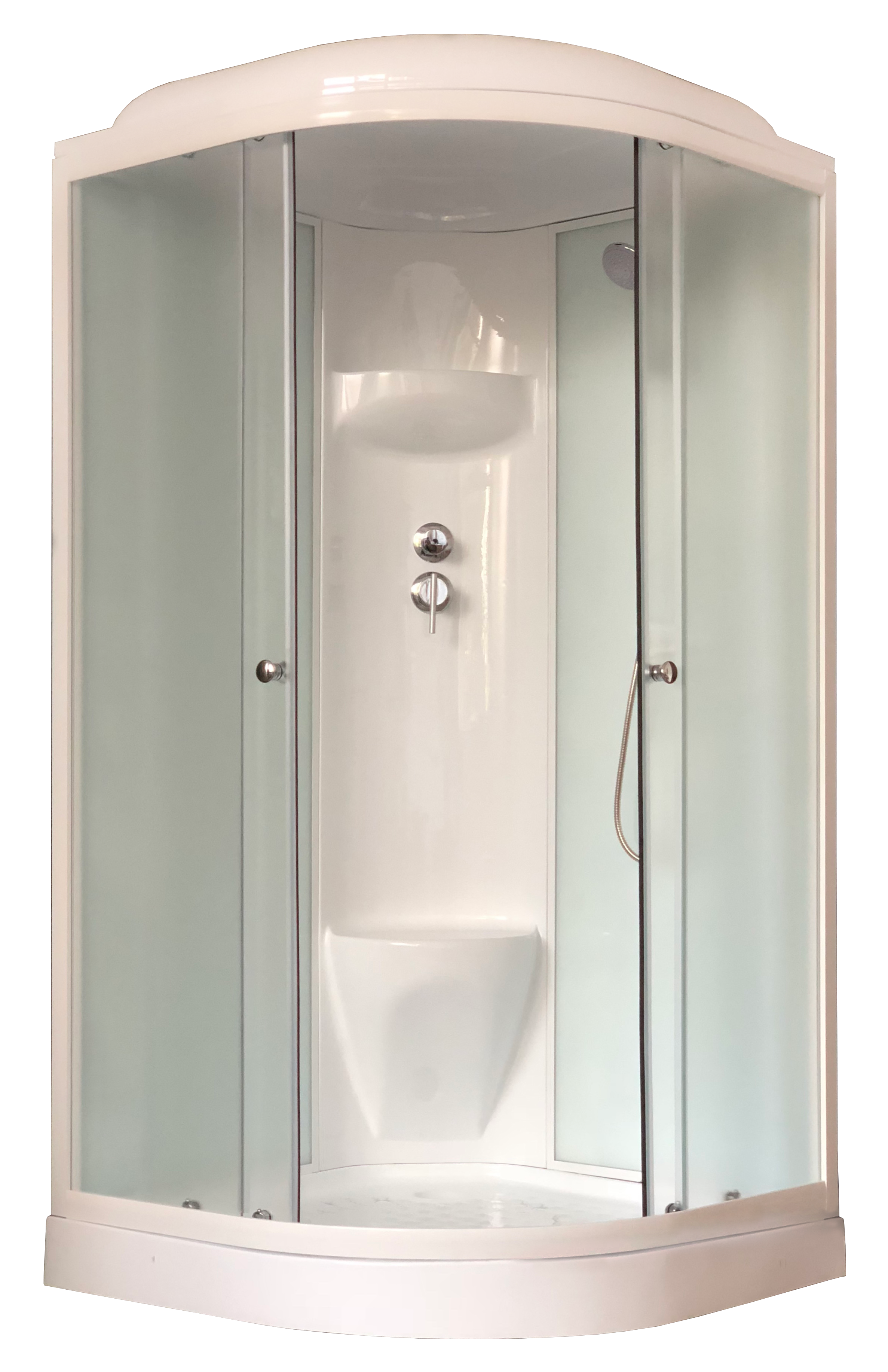 Душевая кабина Royal Bath RB 90HK6-WC (белое/матовое)