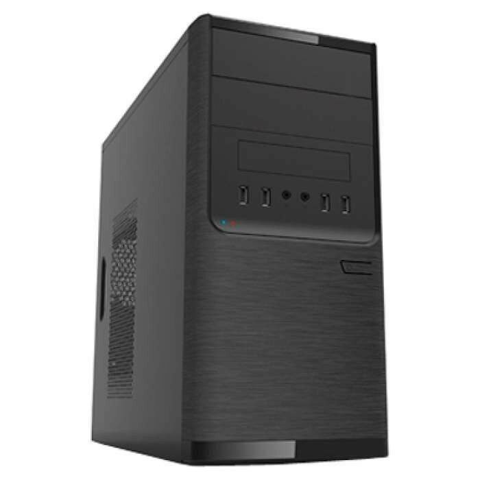 Корпус MiniTower Powerman ES701 Black PM-450ATX U2*2+U3*2+A(HD) mATX