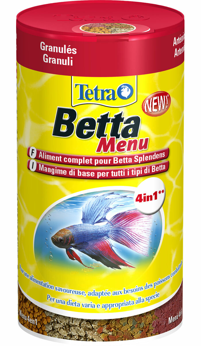 TETRA BETTA MENU корм хлопья для петушков и других лабиринтовых рыб (100 мл х 2 шт)