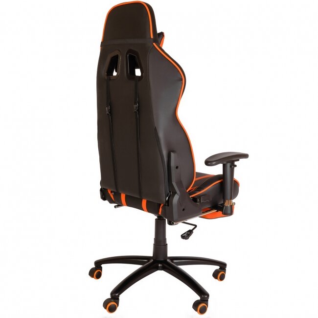 Кресло игровое MFG-6016 Меб-фф 404486, MFG-6016 black and orange (DK) - фото №4