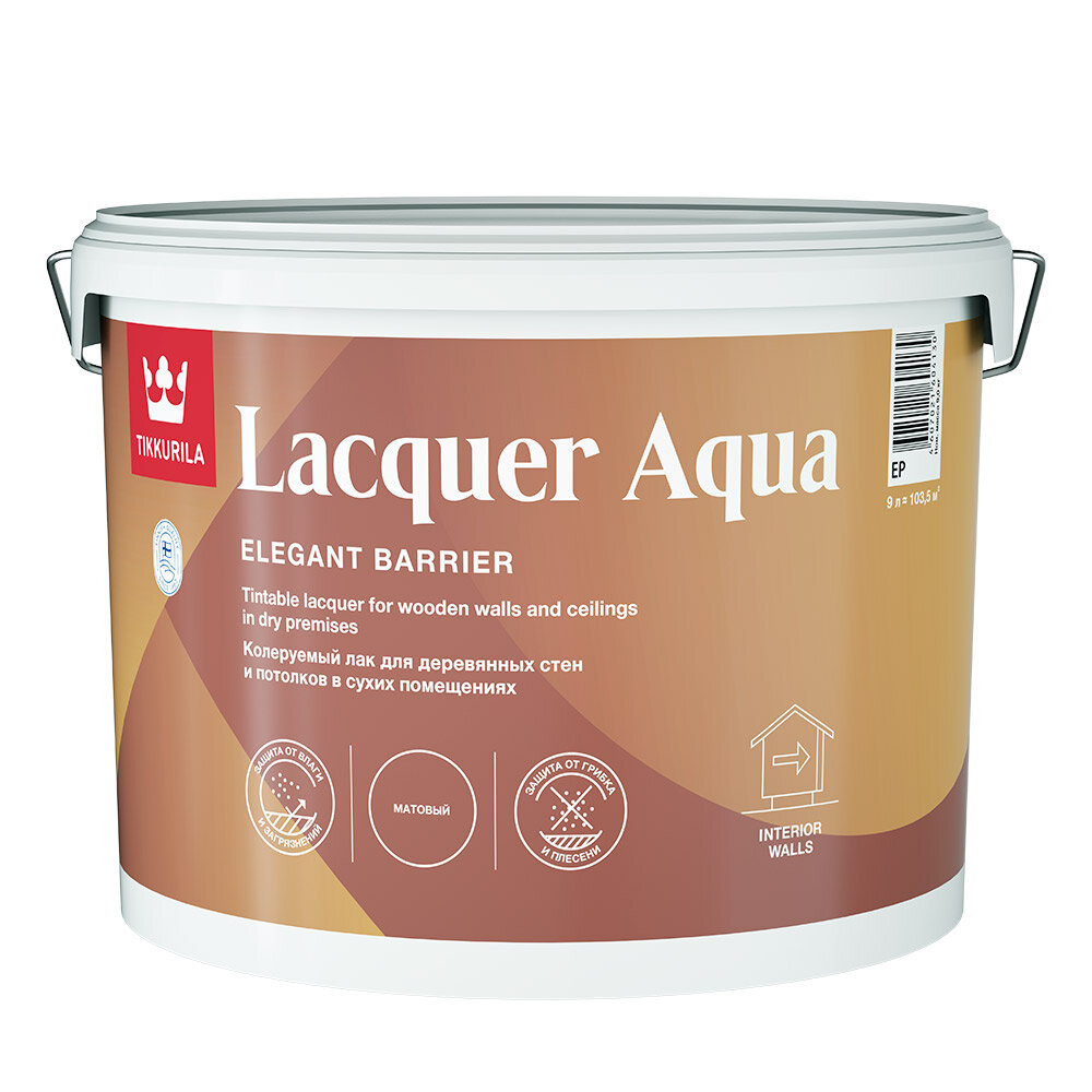   Tikkurila Lacquer Aqua  EP  9  