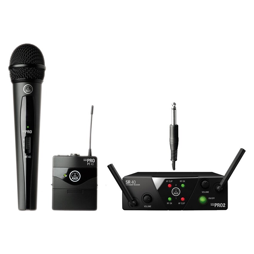 AKG WMS40 Mini2 Mix радиосистема с ручным и поясным передатчиками
