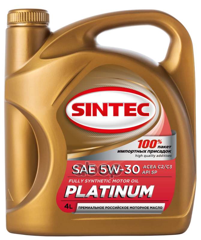 SINTEC Масло Моторное Sintec Platinum 5w-30 4 Л 801993