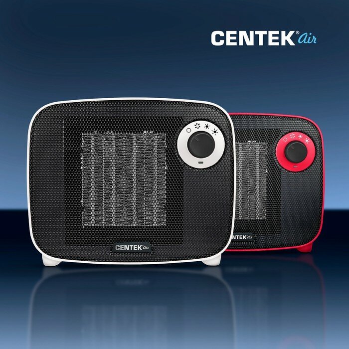 Тепловентилятор Centek CT-6022, керамический, настольный, 1500 Вт, 15 м2, красный - фотография № 10