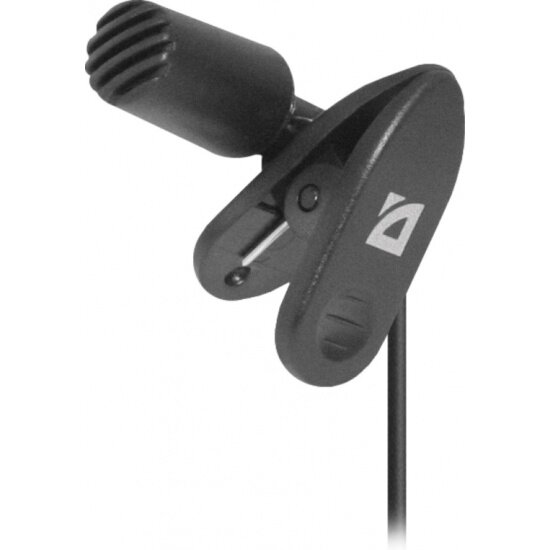 Микрофон DEFENDER MIC-109 Black на прищепке 1.8м (64109)