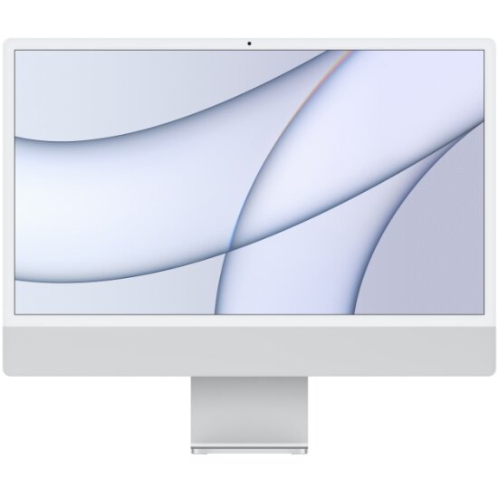 Моноблок APPLE iMac 24" Retina 4.5K/2021/8-core М1 chip 8-core GPU/8GB/256GB SSD Silver