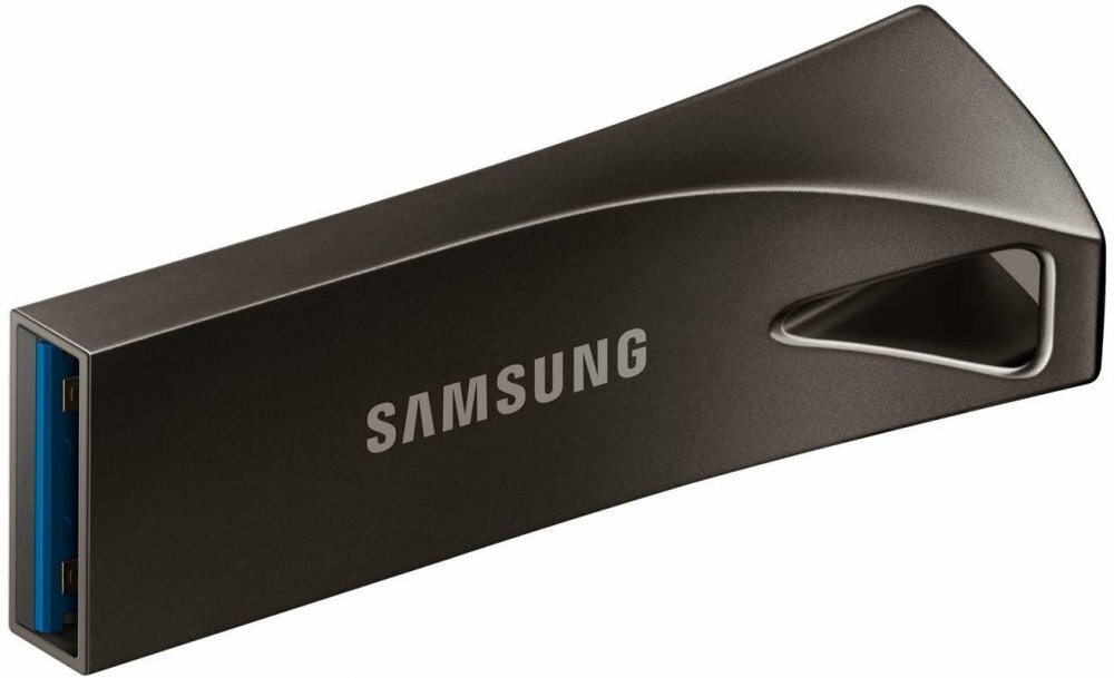 Флешка Samsung BAR Plus 64Gb, USB 3.1, Серый MUF-64BE4/APC