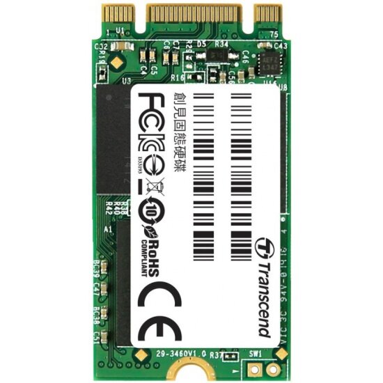 SSD диск TRANSCEND M.2 2242 MTS400S 128 Гб SATA III MLC TS128GMTS400S
