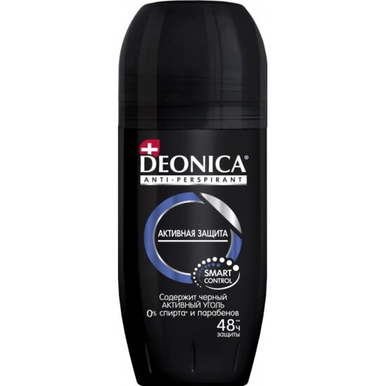 Антиперспирант роликовый DEONICA for Men Активная защита, 50 мл