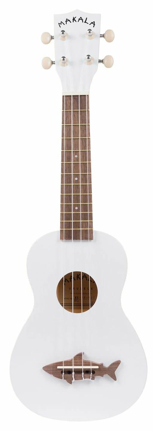 Kala MK-SS/WHT Makala Shark, Soprano Ukulele, Great WHI укулеле сопрано, цвет белый