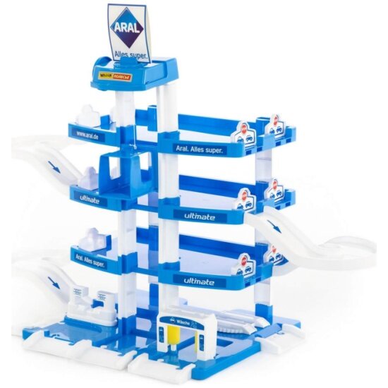 Игровой набор WADER 46086 Паркинг Aral-2 4-уровневый (в коробке)