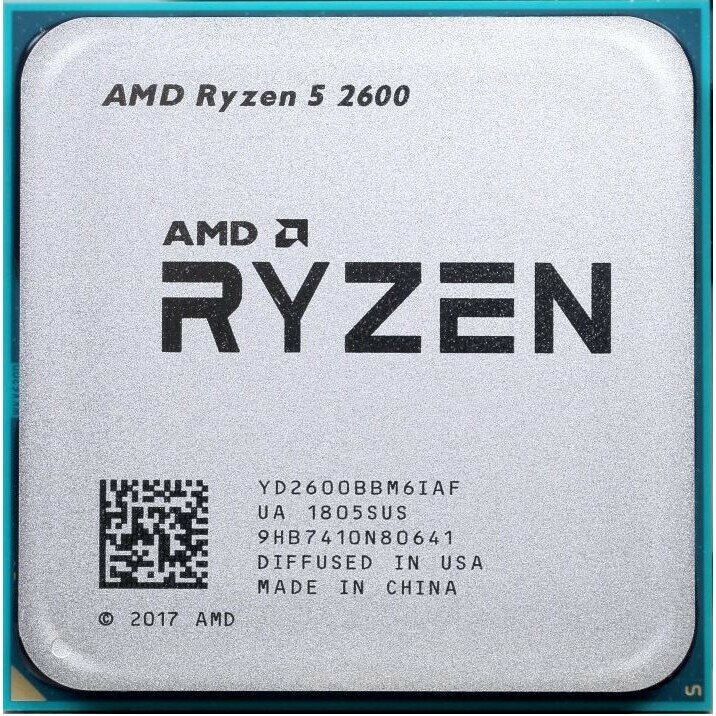 Процессор AMD Ryzen 5 2600 OEM (YD2600BBM6IAF)