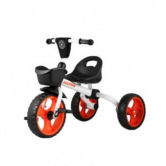Велосипед Maxiscoo 3-х колесный "Dolphin" (2021) (Велосипед Maxiscoo 3-х колесный "Dolphin" (2021), Белый, MSC-BCL062001W)