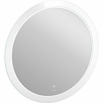 Зеркало Cersanit LED 012 Design 88x88 с подсветкой хол. тепл. cвет круглое (KN-LU-LED012*88-d-Os) - фотография № 2