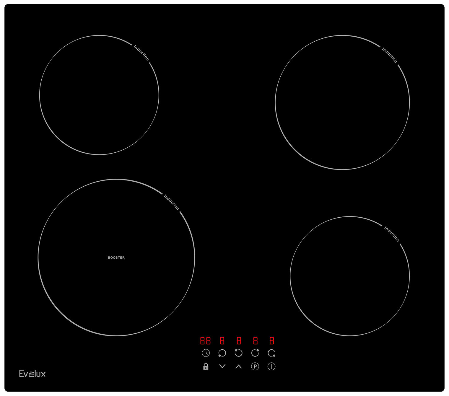 Встраиваемая электрическая варочная панель Evelux HEI 641 B