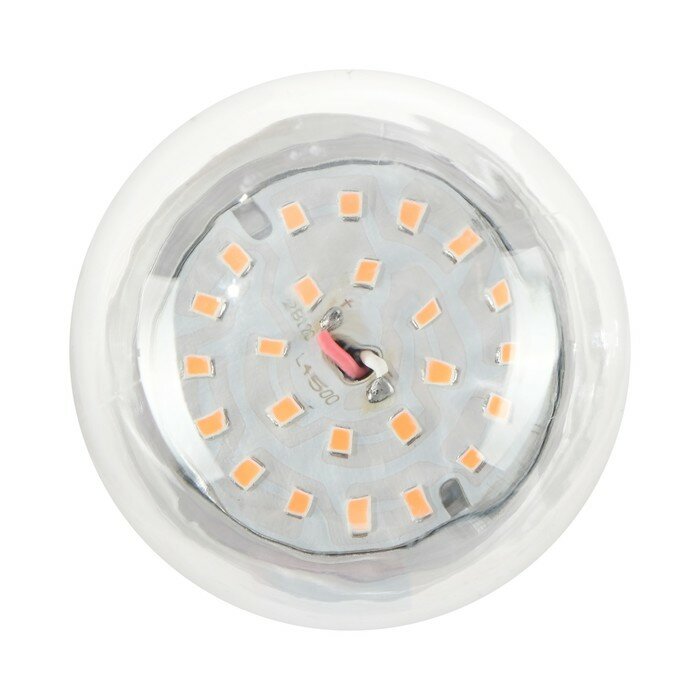 Фитолампы Luazon Lighting Фитолампа светодиодная Luazon, А60, E27, 12 Вт, IP44, 220 В, 270°, мультиспектральная - фотография № 3