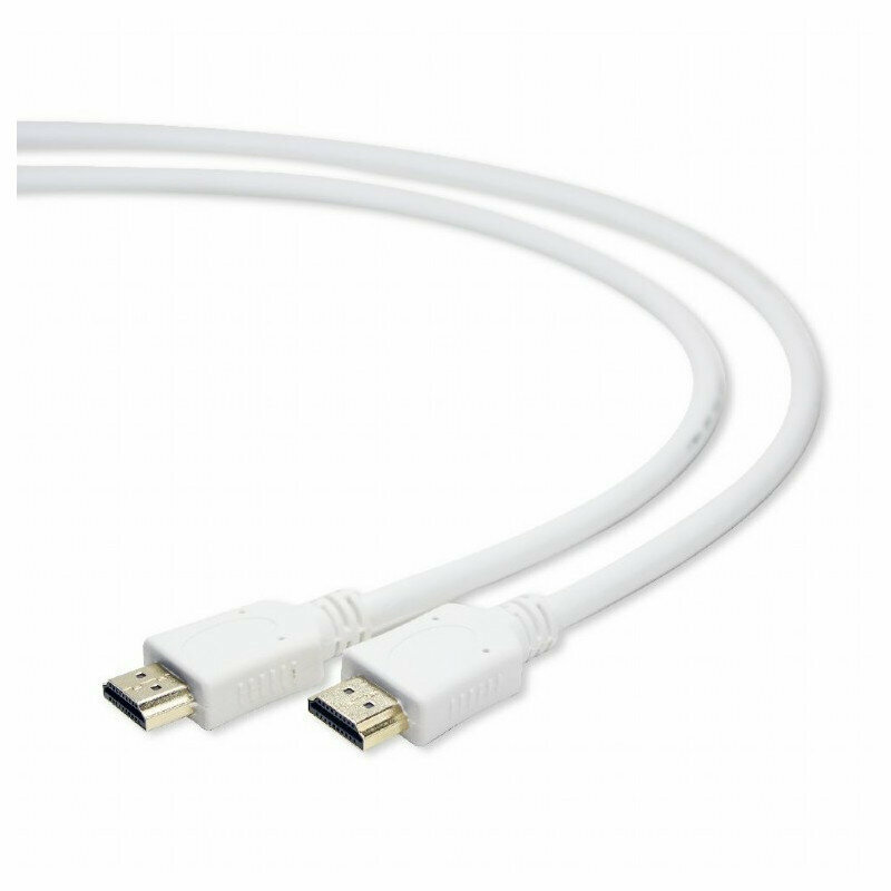 Аксессуар Gembird Cablexpert HDMI 19M v2.0 1m White CC-HDMI4-W-1M