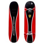Скейтборд FERRARI 31''X8'', цвет черный/красный./В упаковке шт: 1 - изображение