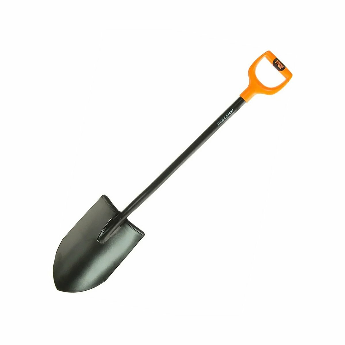 Лопата штыковая Fiskars Solid, с черенком и ручкой, 1130 мм