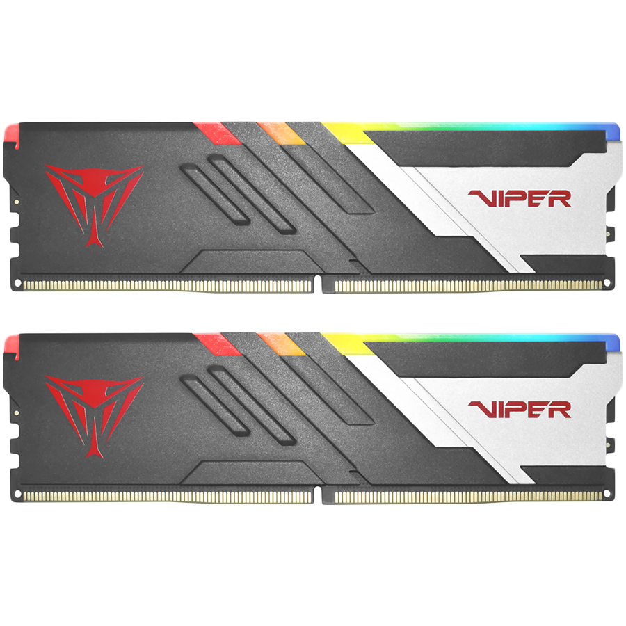 Комплект памяти DDR5 UDIMM 32Gb (2x16Gb), 6600 MHz, CL34 Patriot Memory Viper Venom RGB PVVR532G660C34K Retail