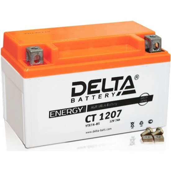 Аккумулятор DELTA BATTERY DELTA CT 1207 прямая полярность 7 Ач