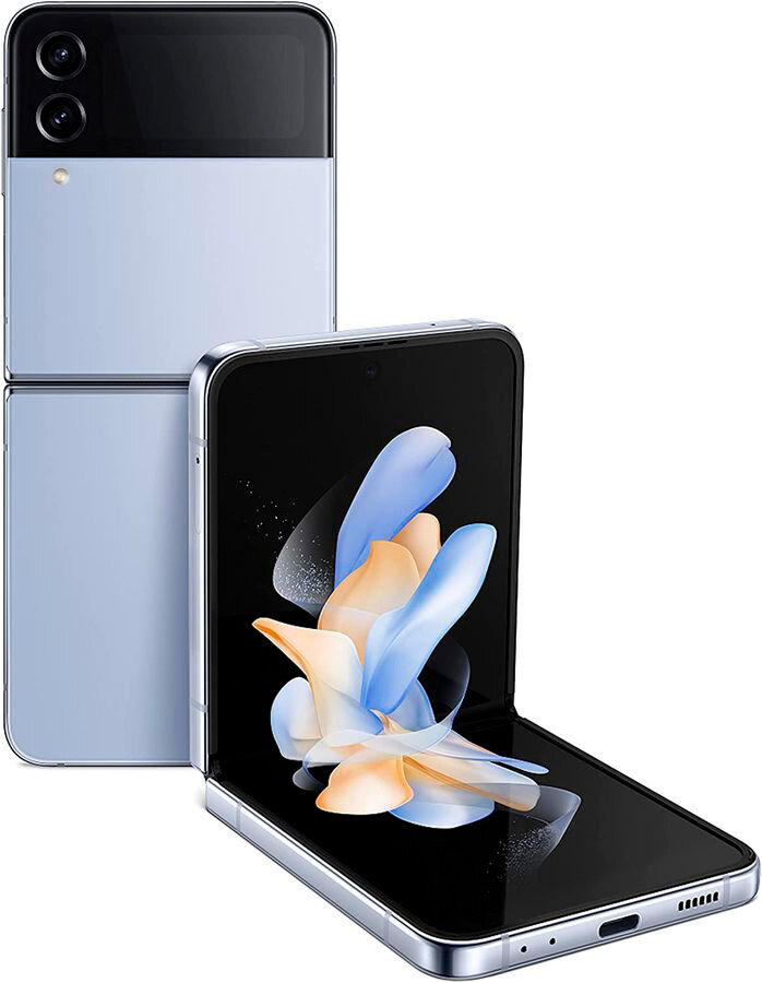 SAMSUNG Смартфон Samsung SM-F721B Galaxy Z Flip 4 128Gb 8Gb пурпурный раскладной 3G 4G 1Sim 6.7" 1080x2640 Android 12 12Mpix 802.11 a/b/g/n/ac/ax NFC GPS GSM900/1800 GSM1900 TouchSc Ptotect SM-F721BLVGSKZ