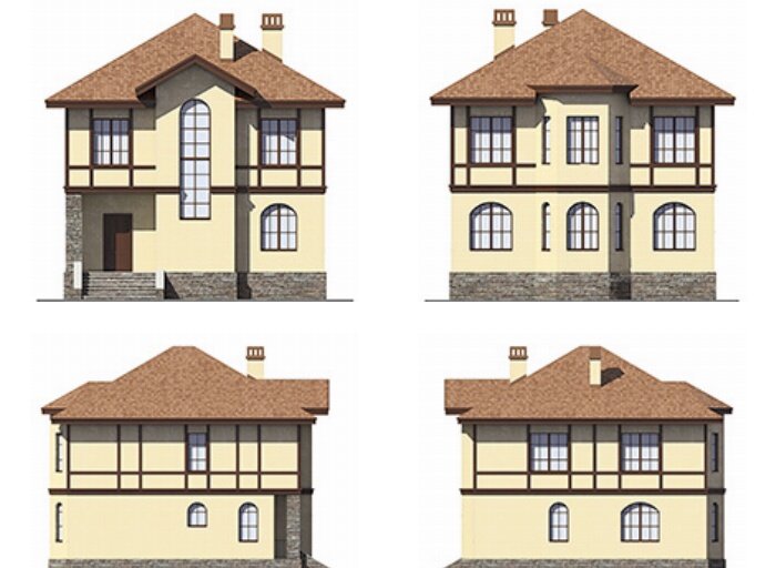 Проект дома Plans-41-10 (149 кв.м, поризованный керамический камень) - фотография № 3