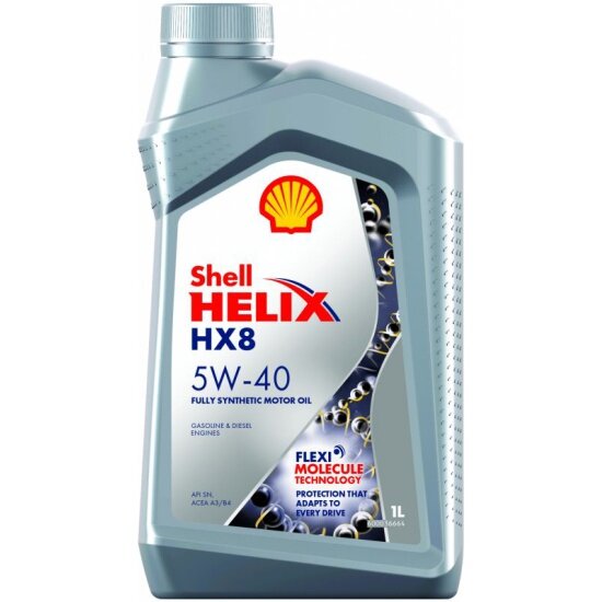   SHELL Helix HX8 Synthetic 5W-40 SN+ 1 