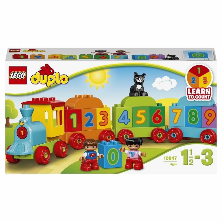 LEGO Duplo Конструктор Поезд Считай и играй, 10847