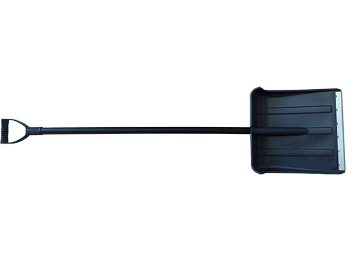 Лопата снеговая "Умка" черная 370х380мм черенок d32 и V-ручкой умка/С/