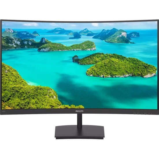 Монитор PHILIPS 241E1SC 23.6" black (241E1SC/00)