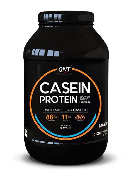 QNT Casein Protein, 908 g, распродажа (ваниль, годен до: 31.12.2023)