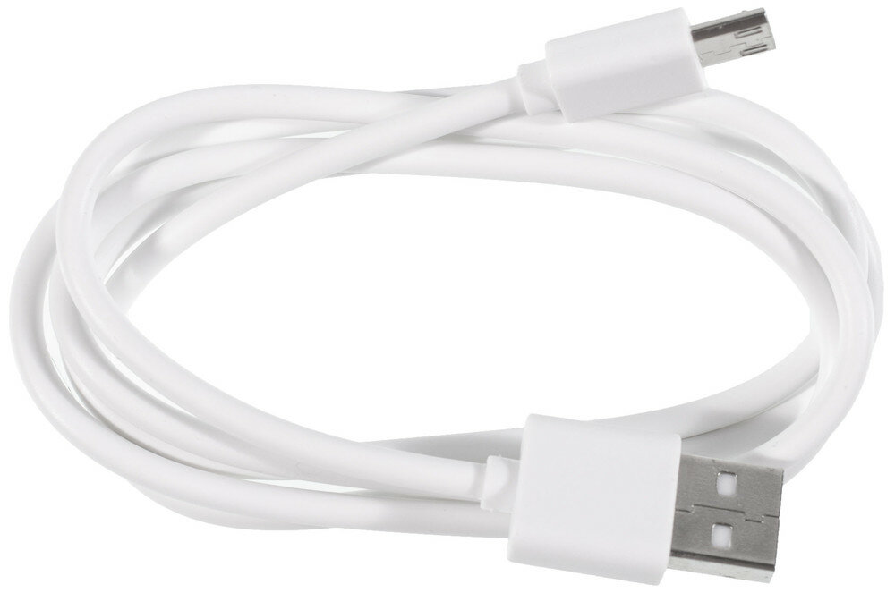 Кабель Micro USB - USB-A 2.0 / С удлиненным разъемом (10мм) / 1m / 24A / белый