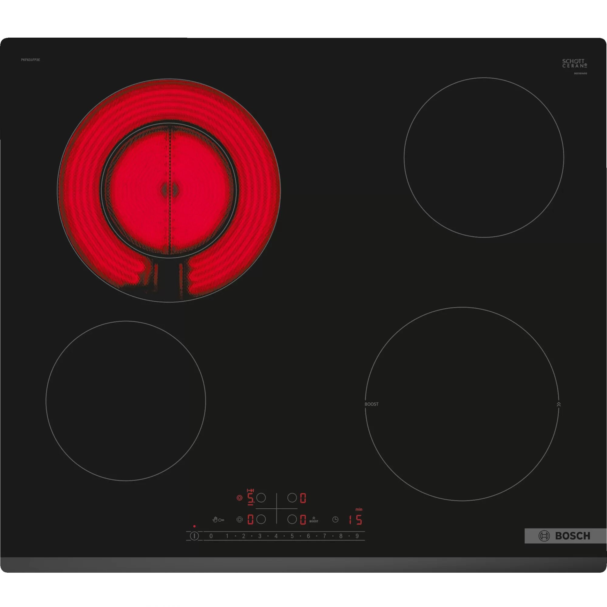 Электрические варочные поверхности Bosch PKF631FP3E