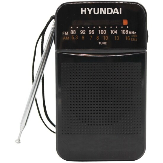 Радиобудильник Hyundai H-PSR110, черный