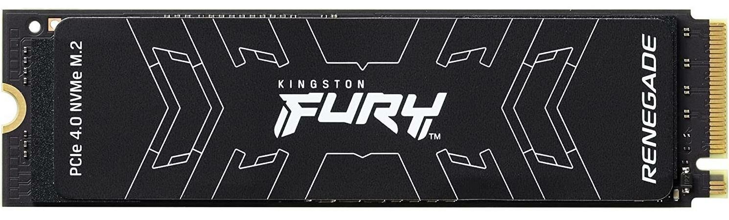 Твердотельный накопитель SSD M.2 Kingston 500Gb Fury Renegade (PCI-E 4.0 x4, up to 7300/3900Mbs, 900000 IOPS, 3D TLC, NVMe, 500TBW,