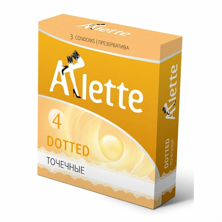 Arlette Презервативы Dotted Точечные, 3 шт