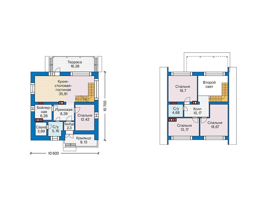 Проект дома Plans-64-32 (139 кв.м, газобетон) - фотография № 3