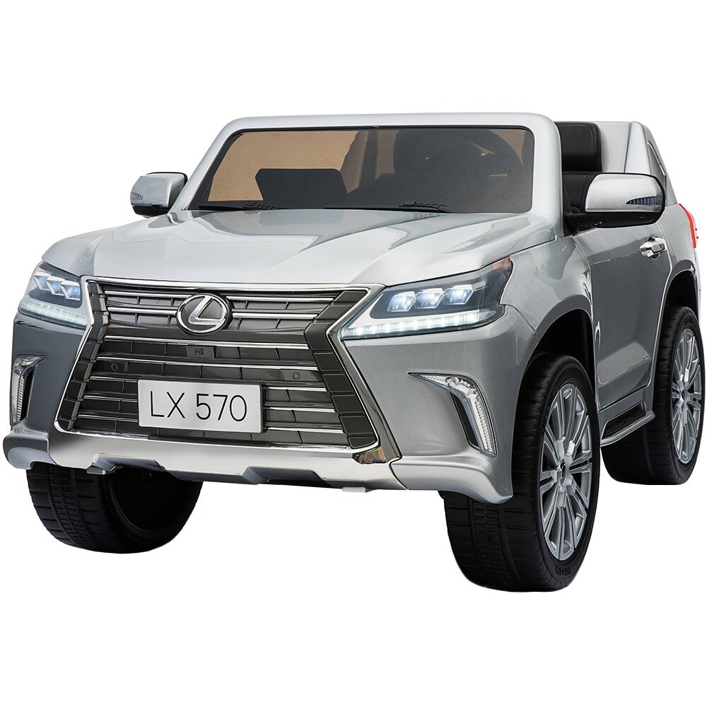 Детский электротранспорт Toyland Lexus LX 570 серебряный