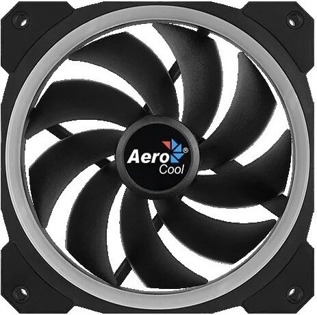 Вентилятор Aerocool Orbit 120x120mm 3-pin 14dB 153gr LED Ret .